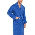 thumbnail image 4 of SKYLINEWEARS Men’s Robe Terry Cotton Bathrobe Shawl Collar Shower Bath Robes Kimono Sweat Steaming Clothes, 4 of 6