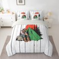 thumbnail image 3 of Manfei Jungle Adventure 7-Piece Twin Bedding,Rustic Vintage Cottage Bedding Comforter Set,White Green, 3 of 6