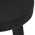 thumbnail image 3 of Bouclair Tabouret en Bois Noir, 3 of 3