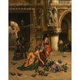 thumbnail image 2 of Giuliano Zasso 20x24 Gold Ornate Framed and Double Matted Museum Art Print Titled - On the Piazza San Marco, 2 of 4