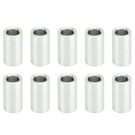

Round Spacers Threadless Aluminum Alloy Spacer For Workpiece Connecting Long 10mm