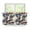 Abstract Wave Pattern, variant on Blackout Thermal Curtains for Laundry Room Cafe Bathroom, Simple Rod Pocket Installation 2 Panels Blackout Short Window Shades, Star Tie-Dye Design