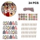 thumbnail image 2 of 24 Pcs Metallic Christmas Drawstring Bags Burlap, 2 of 5