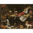 thumbnail image 3 of Adriaen van Utrecht 14x12 Black Modern Framed Museum Art Print Titled - Banquet Still Life (1644), 3 of 5