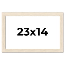 23x14 Frame White Real Wood Picture Frame Width 1.5 inches | Interior Frame Depth 0.5 inches | Barn