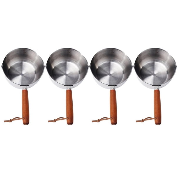 Mini Olla para Cocinar, Olla para Derretir Chocolate con Vertedor, Olla de Acero Inoxidable para Derretir Mantequilla