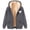 Dark Gray, variant on Bovemsi Sweatshirt for Women Fashionable And Casual Fleece Lined Thickened Warm Hooded Zip Up Hoodie