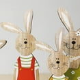 thumbnail image 6 of Cheers US 2Pcs/Set Easter Spring Bunny Wood Tabletop Decoration Happy Easter Tray Farmhouse Decor Cute Easter Wooden Craft Ornament for Home Store and Office Decor, 6 of 7