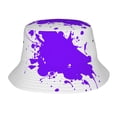thumbnail image 1 of ZICANCN Bucket Hat -Splat Purple Paint Unisex Print Double-Side-Wear Bucket Hat for Fishing Beach Outdoor, 1 of 5