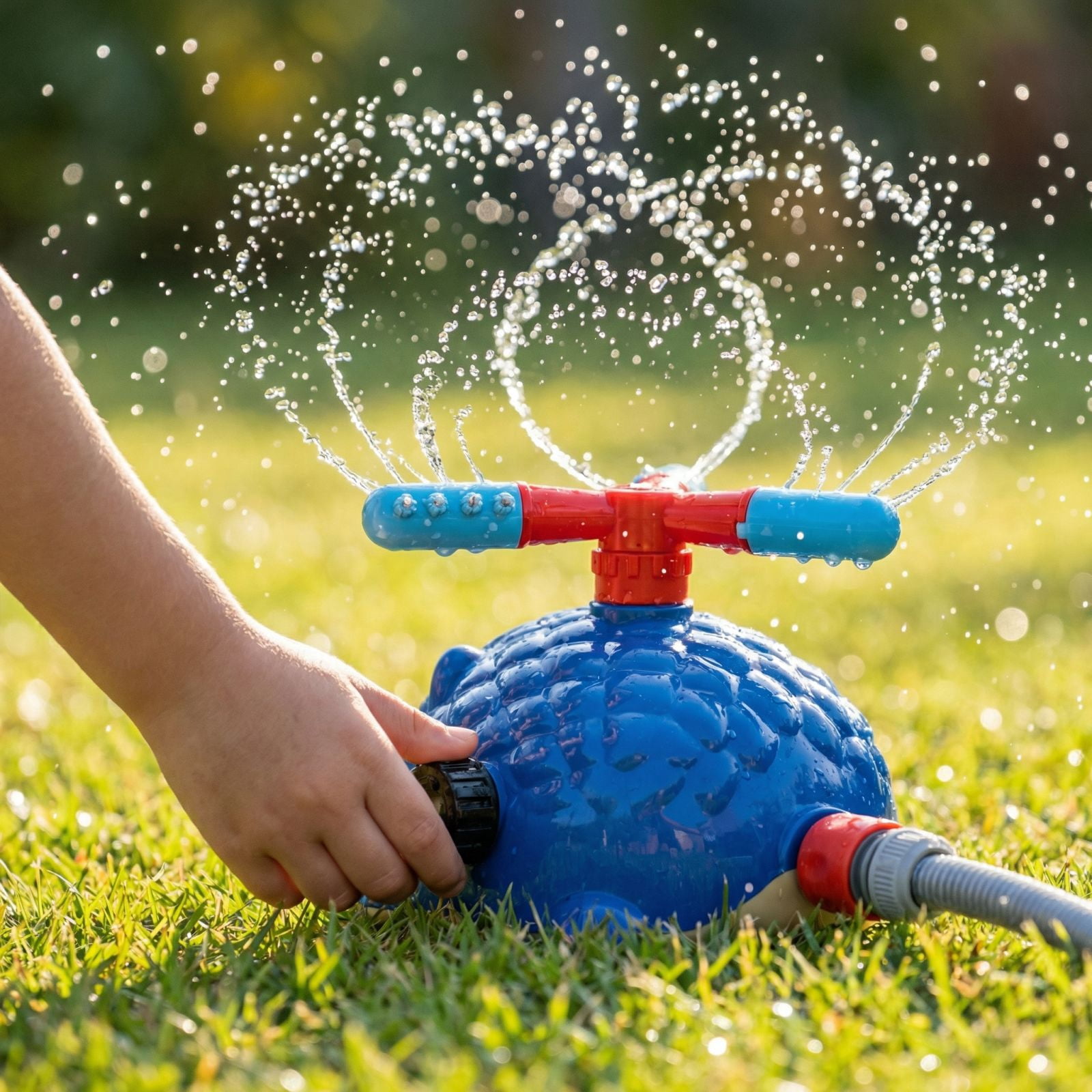Hedgehog Water Sprinkler for Kids, Summer Outdoor Garden Lawn Water Spray Toy, Fun Water Play Toys for Backyard Swimming Pool Bath Time Toddlers Boys Girls