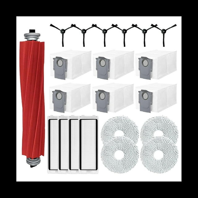 Para Q P10 Robot Aspirador Accesorios Cepillo Lateral Principal Trapeadores Bolsas para el Polvo Filtros Hepa