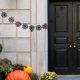 thumbnail image 2 of Spider Web Banner for Halloween Party Decor Black Felt, 2 of 5