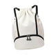 thumbnail image 5 of Mochila con cordón para hombre/mujer, resistente al agua, para exteriores, grande Blanco, 5 of 9