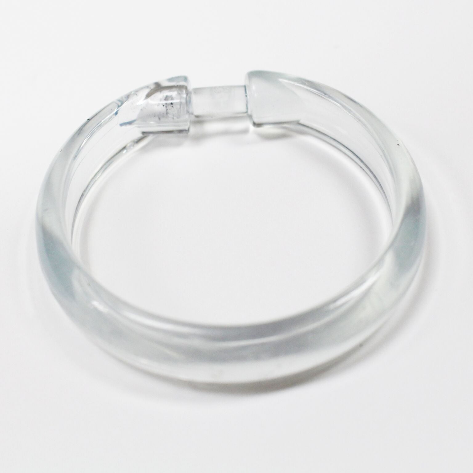 Excell Plastic ring shower curtain hooks 12 piece set, Clear