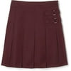 French Toast Girls 7-20 Two Tab Pleated Scooter (Burgundy - 20)