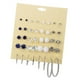 thumbnail image 5 of 16 pares de aretes, varios aretes, aretes de de cristal, conjunto de aleación, para bodas, reuniones, fiestas, trabajos, 5 of 8