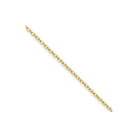Symbol Charm Gold Plated - Stainless Steel Gold Plated 2.30mm 22 Inch Link Cable Chain Necklace Pendant Charm Round Gifts For Women For Her