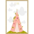 thumbnail image 2 of Marmont Hill "Pink Tee Pee" by Karen Zukowski Framed Painting Print, 2 of 5