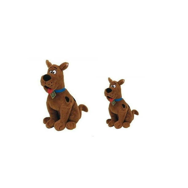 Cp Usa TY Beanie Babies Scooby Doo The Dog 13" and 8" Plush Set