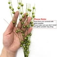 thumbnail image 3 of 10Pcs Artificial Glitter Berry Stem Decorations Bead Sticks Pick Halloween Christmas Ornaments Glittery Twigs for Christmas Tree Xmas Wreath Vase Filler Home Decor (Green), 3 of 7