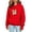 Red, variant on Zijinkuiwen Kids Pullover Hoodie with Kangaroo Pet Pouch Long Sleeve Sweatshirt with Thumb Holes for Daily Wear and Pet Interaction,Navy,7-8 Years