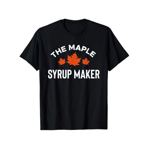 Maple Syrup Makers Canadian Maple Leaf Logo Heavyweight Unisex T-Shirt V249, up to Size 5XL