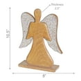 thumbnail image 3 of Wooden Beaded Angel Décor (White), 3 of 3