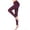 Purple, variant on VKOYWKM Yoga Leggings for Women Elastic High Waisted Leggings Solid Color Athletic Gym Workout Leggings Slim Fit Stretchy Yoga Pants Size S Navy