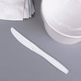 thumbnail image 2 of Karat Cafe Polypropylene Plastic Medium Disposable Knives, White, 100 Count, 2 of 8