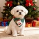 thumbnail image 4 of Adornos navideños, regalos navideños, bufanda navideña para mascotas, collar, lindos accesorios navideños para perros y gatos, collar de tela para mascotas, 4 of 6