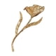 thumbnail image 4 of Broche grande de metal con flor grande para mujer, accesorios creativos de moda. dorado, 4 of 9
