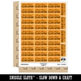 thumbnail image 2 of Please Return Clean Carton Egg Heart Detail Sticker Set - Orange - Gloss Finish - 1.5" Small, 2 of 7