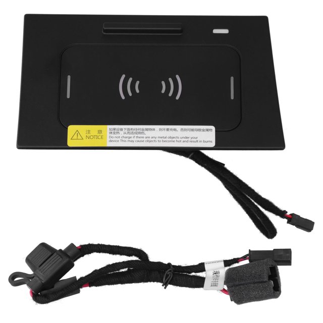 Car Wireless Charger, Black Charging Tray For Elantra 2016-2020