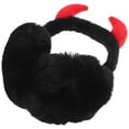 thumbnail image 1 of OULII 1Set Men S Ear Muffs In Black Fabric For Cold Weather And Winter Warmth With Stretchability, 1 of 8