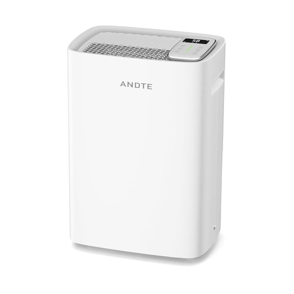 ANDTE 80 Pints Dehumidifier for Home and Basement, Covers up to 1,800 sq. ft, High-Capacity Dehumidifier with 1.32 Gallon Tank