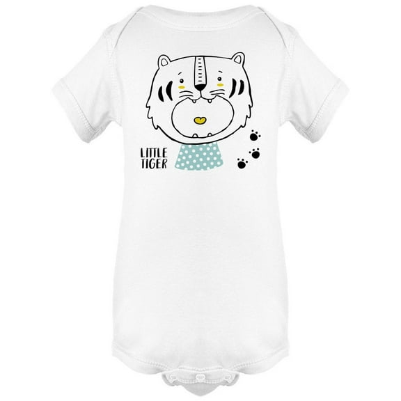 Cute Little Tiger With Paws Bodysuit Infant -Image by Shutterstock, 6 Months