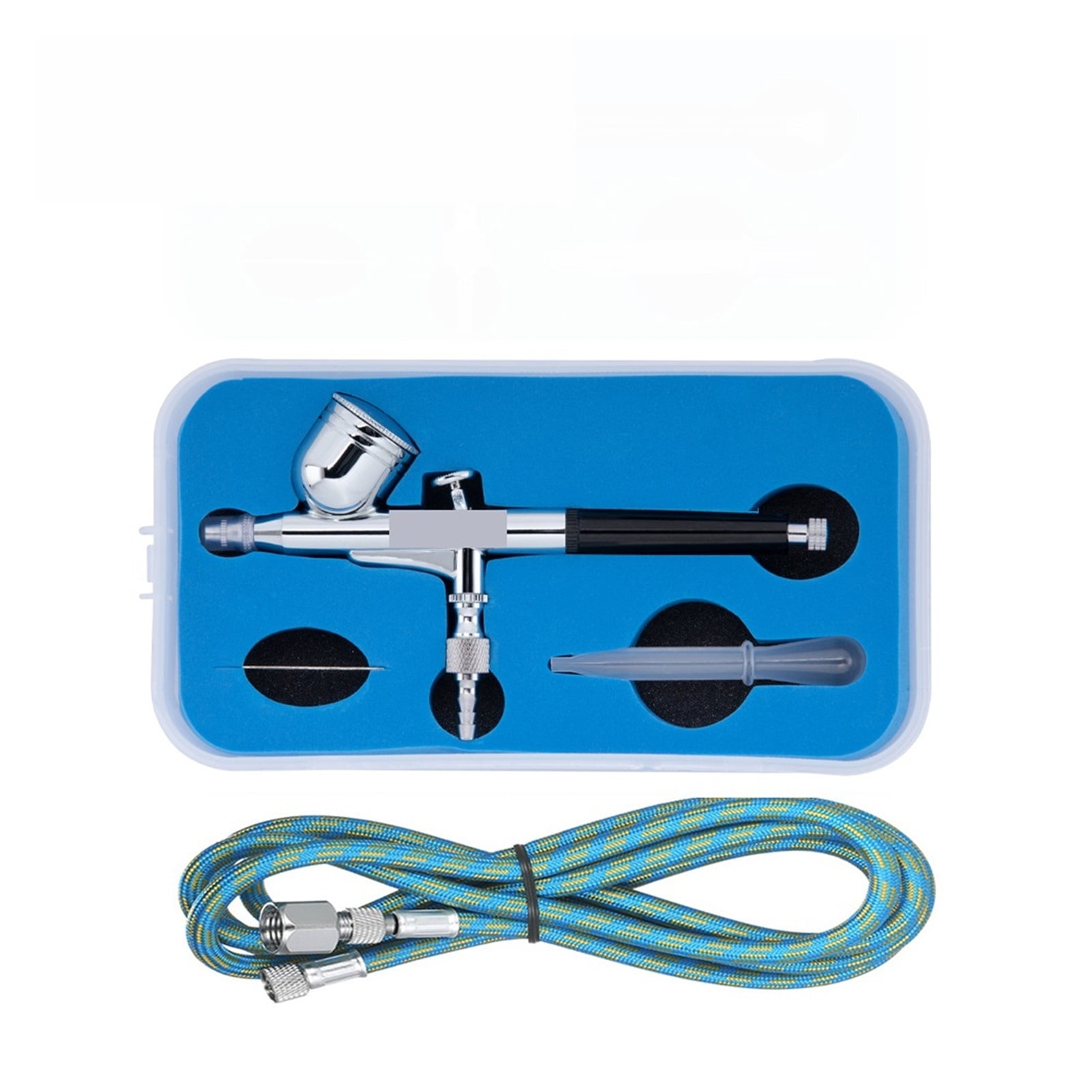 0.3MM 7CC Dual-Action Airbrush With Box Gravity Spray Gun Air Hose For Art Cake Nail Model Paint Spraying Hobby ,Versatile applications