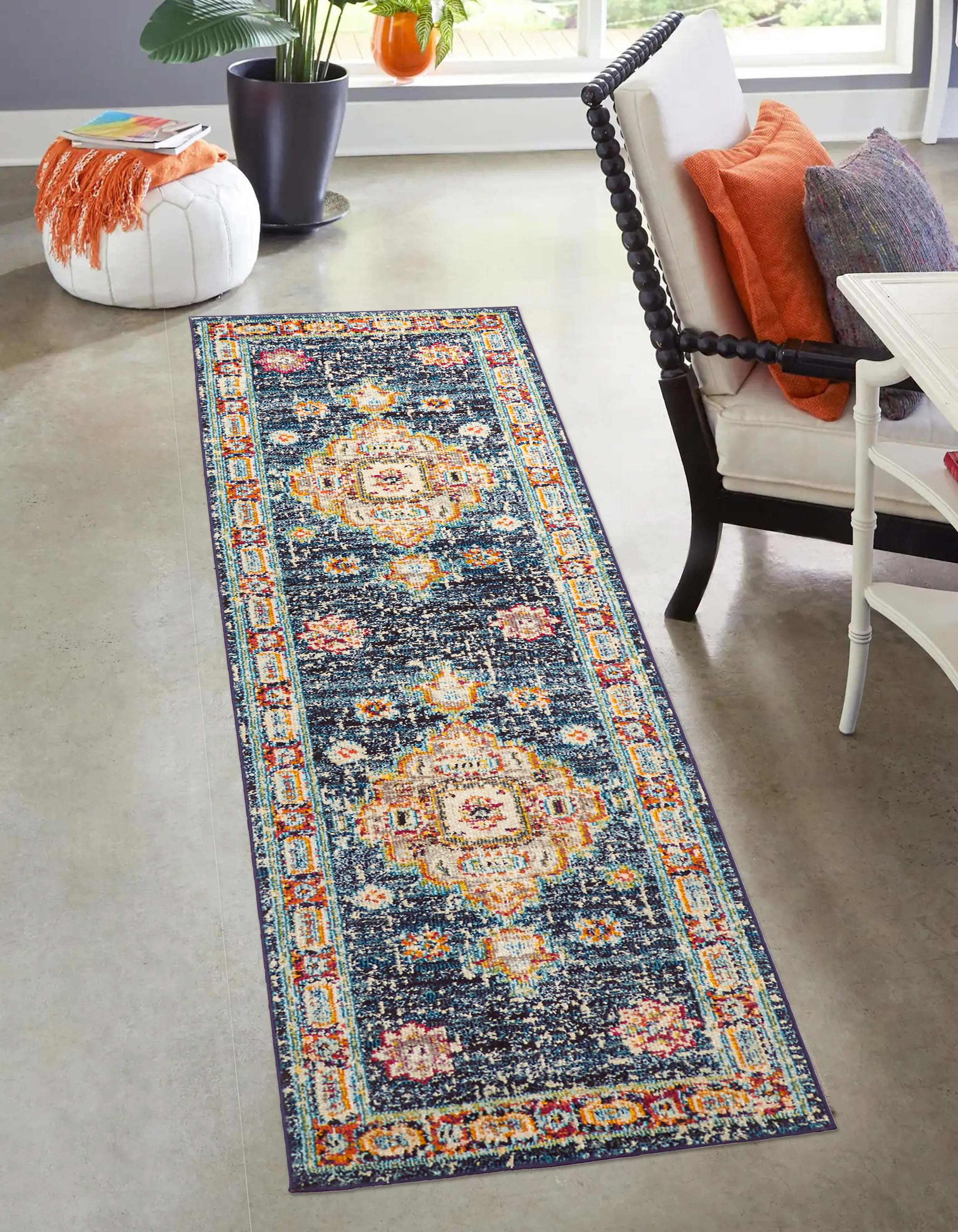 ECARPET Aldora Traditional Area Rug for Living Room, Bedroom, Dining Entrance, Hallway and More