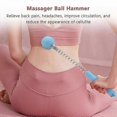 thumbnail image 2 of 2-Pack Massage Ball Hammer for Back and Shoulder Relief Grip Handle Muscle Massager Tool for Sports and Relaxation Support, 2 of 5