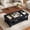 Black+Espresso, variant on Atumcto Farmhouse Lift Top Coffee Table with Storage, 2-Tier Wood Center Table with 3 Hidden Trays, Weathered Black