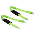 thumbnail image 1 of Unique Bargains Sangle d'Épaule, 2 Pcs Sangle en Nylon Réglable avec Clip Rembourré Antidérapant, Vert Fluorescent, 1 of 6