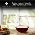 thumbnail image 3 of Libbey Signature Kentfield Stemless 12-Piece Wine Glass Party Set for Red and White Wines, 3 of 8