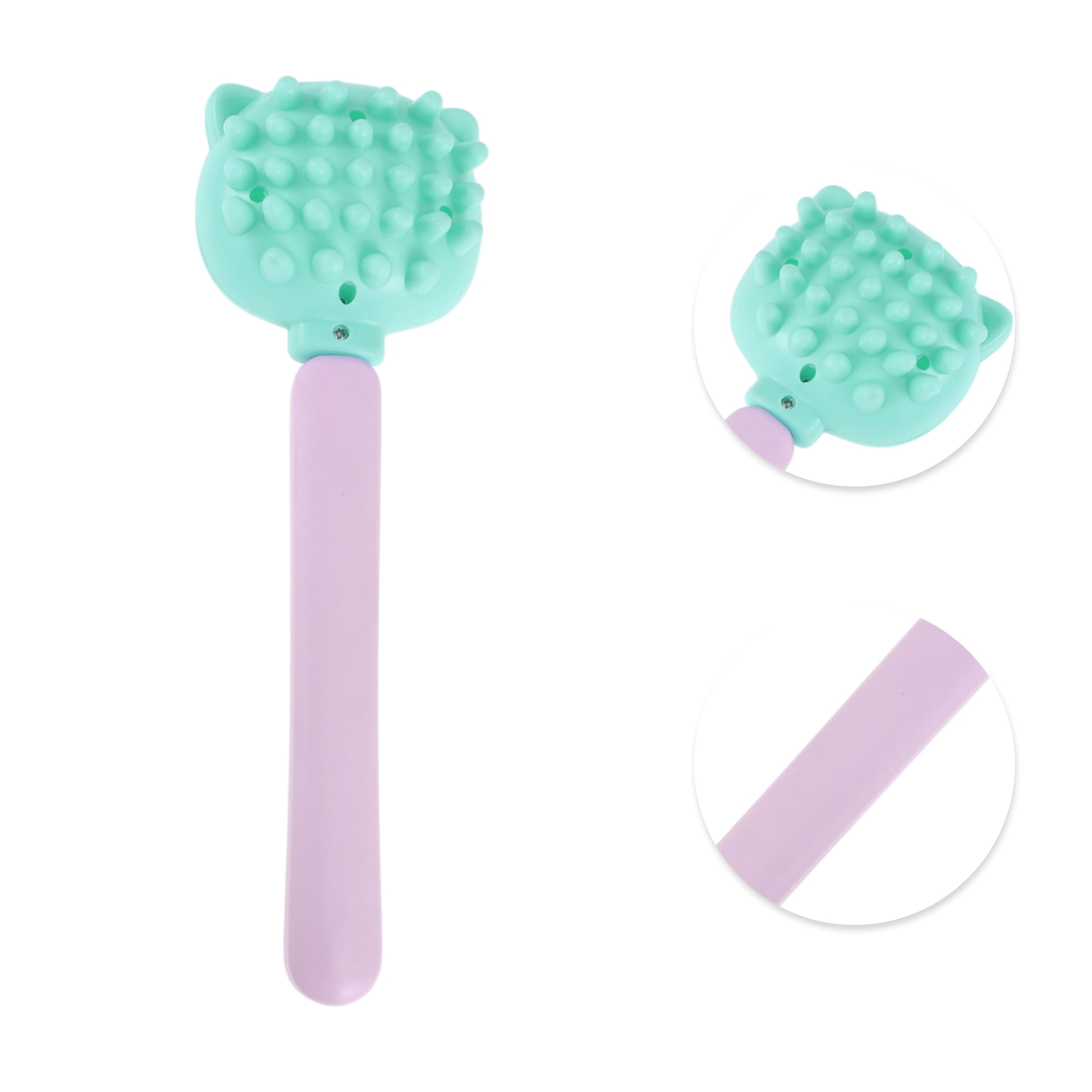 Unique Bargains Portable Massage Hammer Manual Massager 16.54"x3.54" Purple 1 Pc