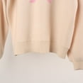 thumbnail image 6 of Cozy Sweaters For Women Funny Bow Printed Loose Fit Long Sleeve Crew Neck Sweatshirt Casual Winter Soft Warm Knit Holiday Jumper Tops Beige L, 6 of 8