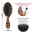 thumbnail image 6 of Halloween Crazy Pumpkins Pattern Hair Brush,Girls Detangling Hair Brush,Glide Through Tangles with Ease for Wet & Dry Hair,8.8"X2.8", 6 of 7