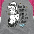 thumbnail image 3 of Disney Princess - Cinderella I Can Do Anything - Toddler & Youth Girls Raglan Graphic T-Shirt, 3 of 4
