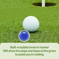 thumbnail image 4 of Eoperou Golf Ball Marker: Round Cap Clip Mark with Level Function Magnetic Golf Ball Line Marker Tool, 4 of 8
