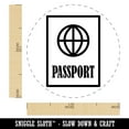 thumbnail image 2 of Passport Travel Self-Inking Rubber Stamp Ink Stamper - Pink Ink - Medium 1 Inch, 2 of 7