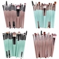 thumbnail image 4 of Makeup Brushes Premium Synthetic Foundation Powder Concealers Eye Shadows Eyeliner Lip Makeup 15 Pcs Brush Set, 1 Count, 4 of 4