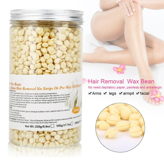 Wax Beads For Hair Removal, 500g Fast Dissolving Hair Removal Wax Beans Wax Beans For Hair Removal Multi Leg Hair Remover For Armpit, Leg, and Other Body Parts